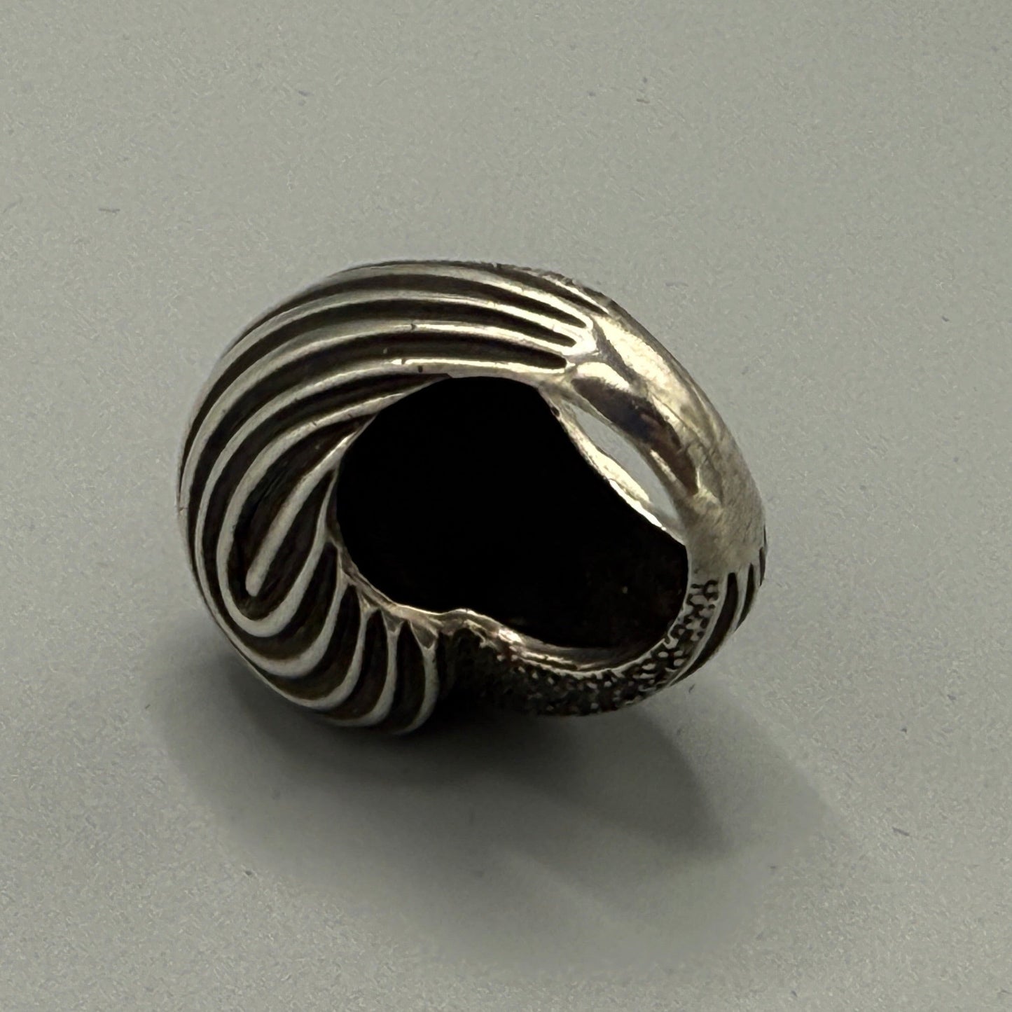 Estate Sterling Silver Snail Shell Ring
