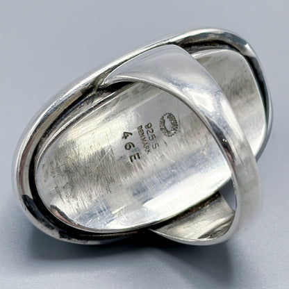 Estate Georg Jensen Large Ring with Lapis Lazuli  no 46E