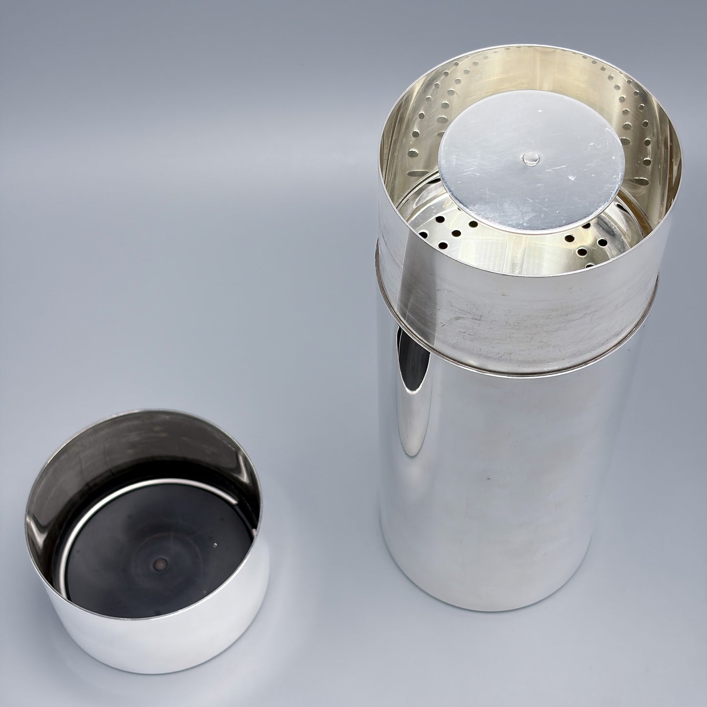 Estate Sterling Silver Cocktail Shaker or Tumbler by Stelton Denmark