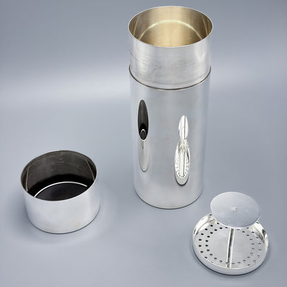 Estate Sterling Silver Cocktail Shaker or Tumbler by Stelton Denmark