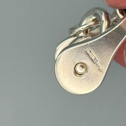 Estate Sterling Silver Large Horsebit Bracelet