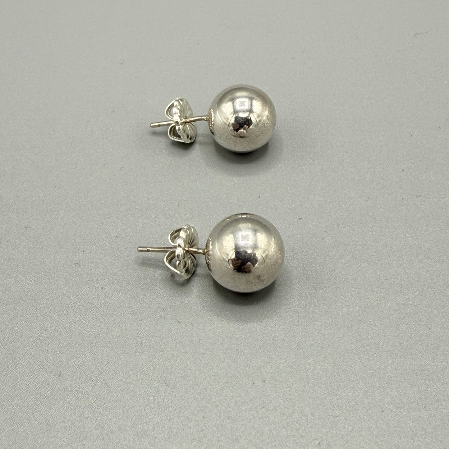Estate Tiffany & Co. Sterling Silver Ball Post Earrings