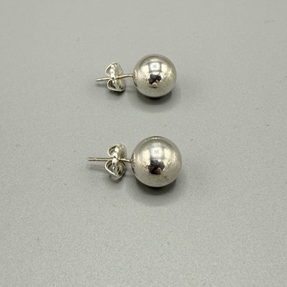 Estate Tiffany & Co. Sterling Silver Ball Post Earrings
