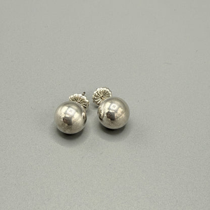 Estate Tiffany & Co. Sterling Silver Ball Post Earrings