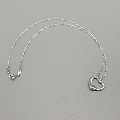 Estate Tiffany & Co. Open Heart Necklace by Elsa Peretti