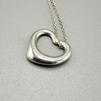 Estate Tiffany & Co. Open Heart Necklace by Elsa Peretti
