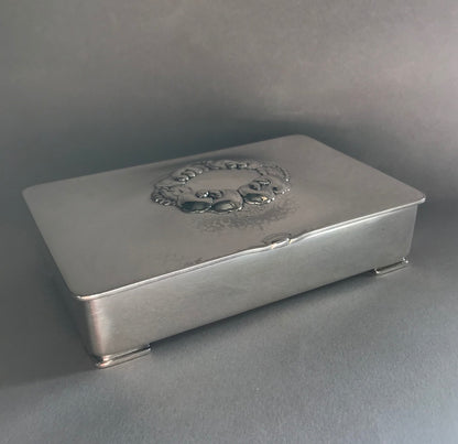 Georg Jensen Sterling Silver Keepsake Box No. 507B by Gundorph Albertus