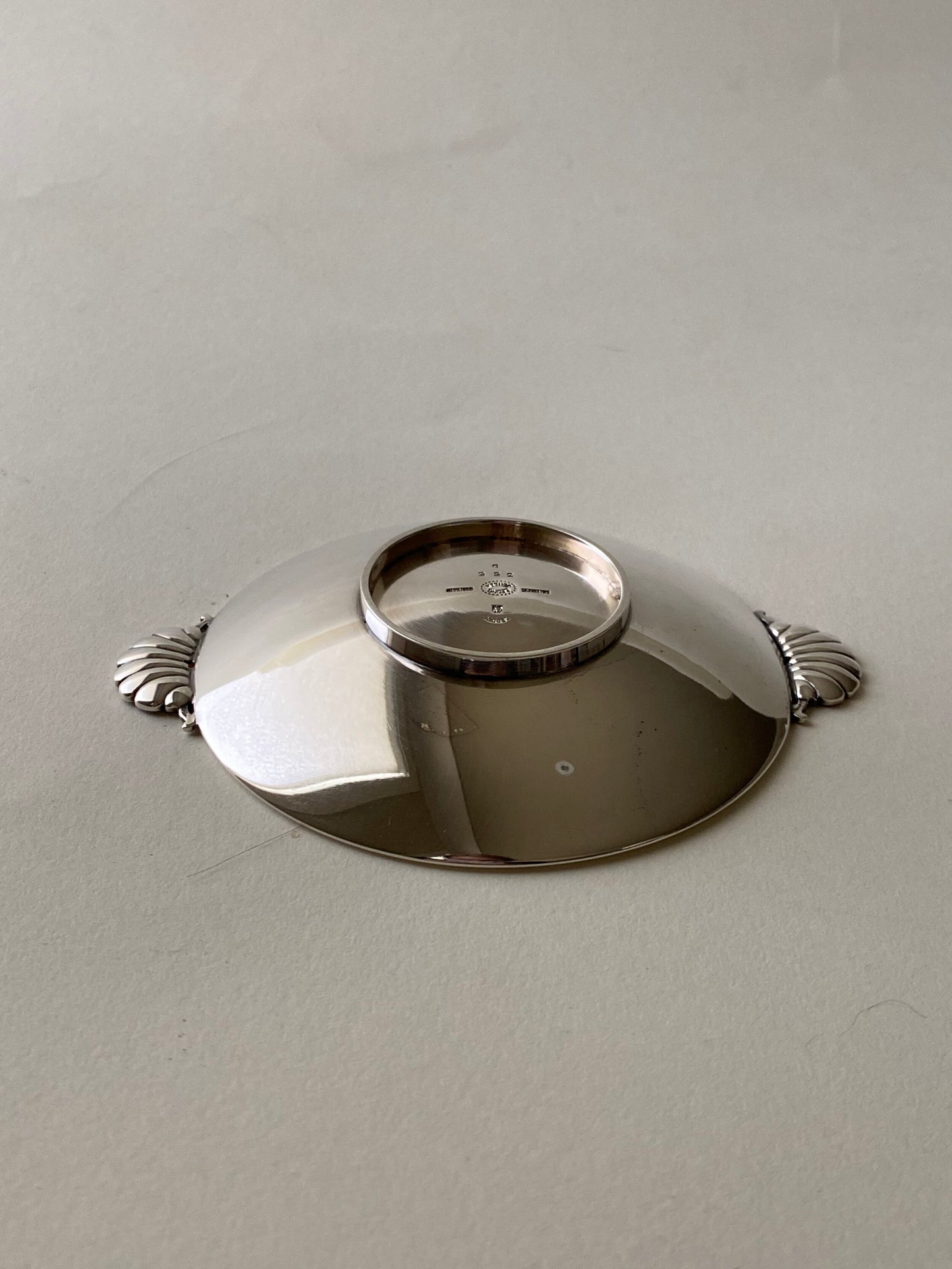 Estate Georg Jensen Sterling Silver Nut Dish