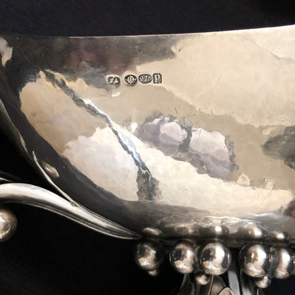 Georg Jensen Sterling Sauce Boat with English Import Marks from 1910