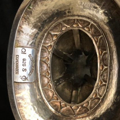 Georg Jensen Sterling Sauce Boat with English Import Marks from 1910