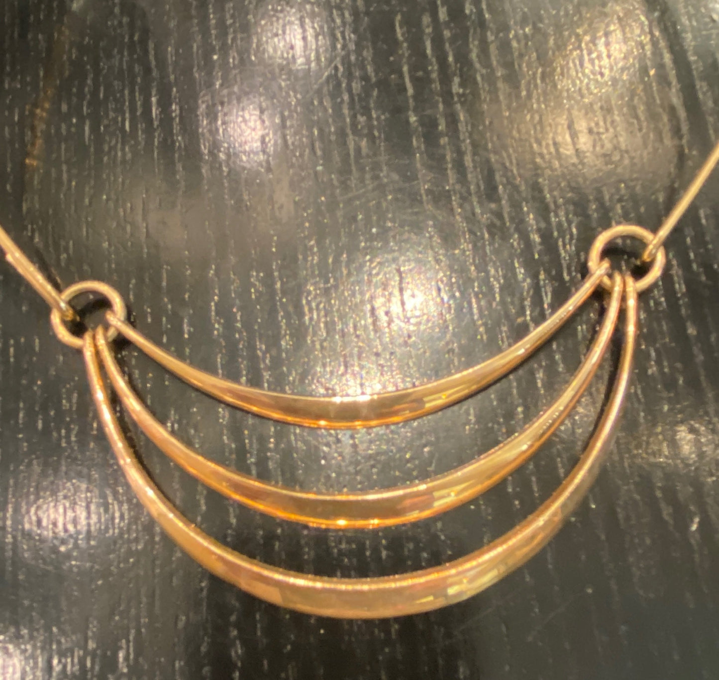 Estate Hans Hansen 14K Gold Modernist Neck Ring