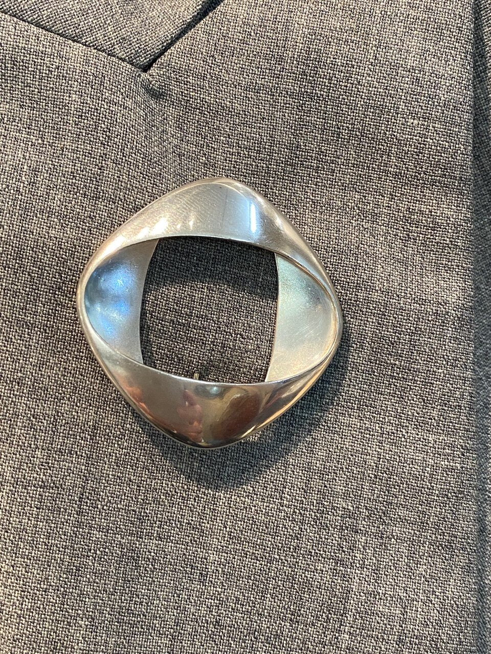 Estate Georg Jensen Sterling Brooch by Henning Koppel, Design 368