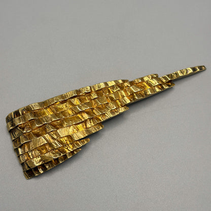 Estate Sterling Silver Vermeil Brooch by N.E. Sodermark