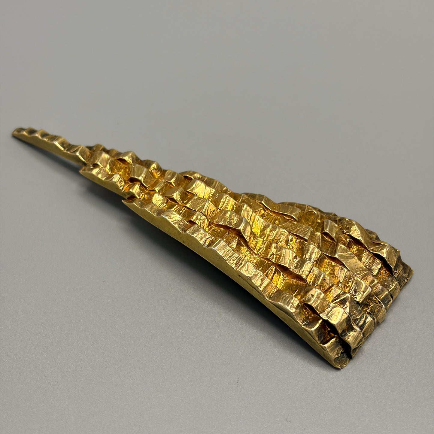 Estate Sterling Silver Vermeil Brooch by N.E. Sodermark