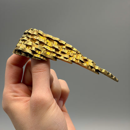 Estate Sterling Silver Vermeil Brooch by N.E. Sodermark