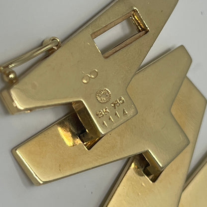 Estate Georg Jensen 18k Rose Gold Bracelet No 1114 by Soren Georg Jensen