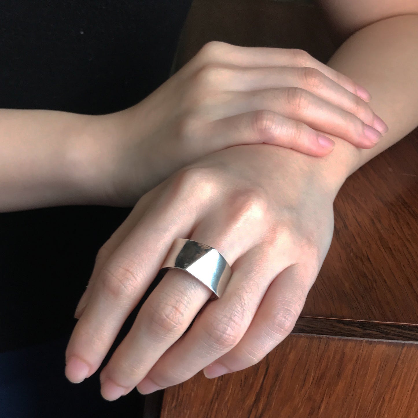 Tiffany Sterling Silver Ring By Frank Gehry