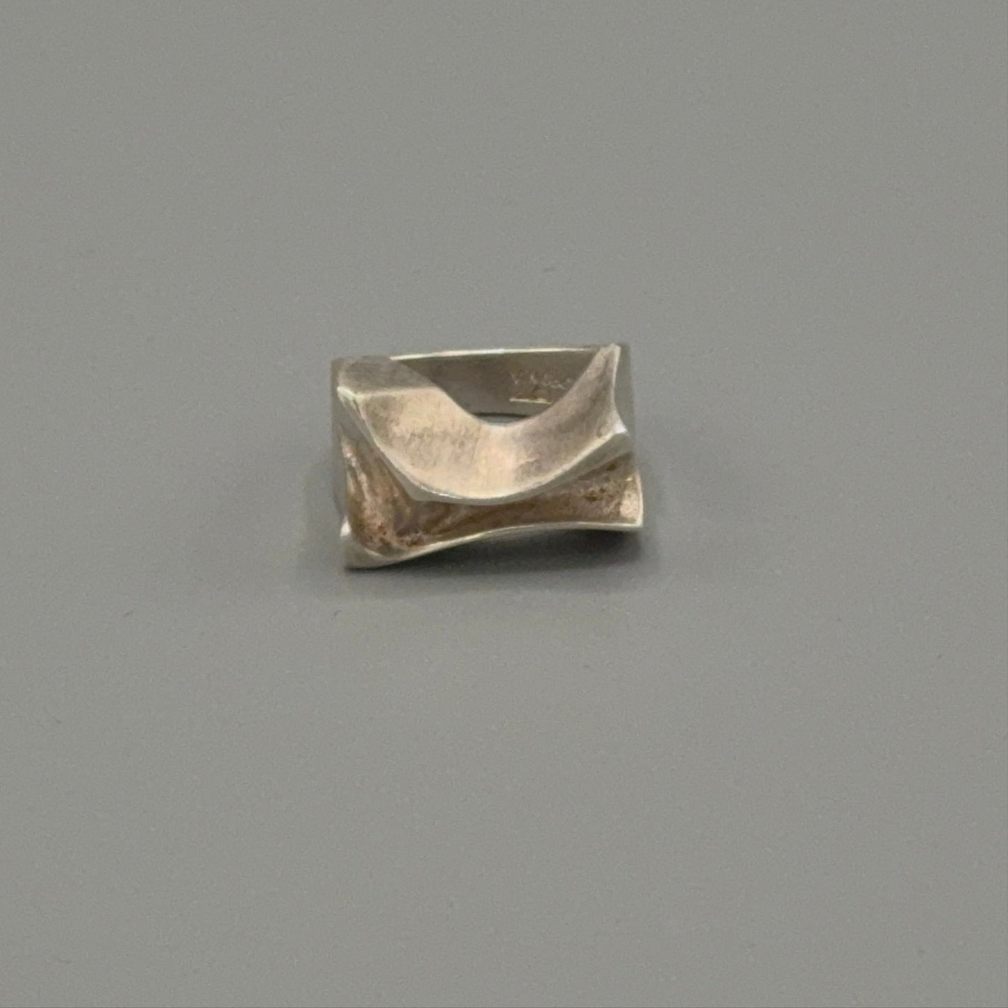 Estate Sterling Silver Lapponia Rectangular Ring