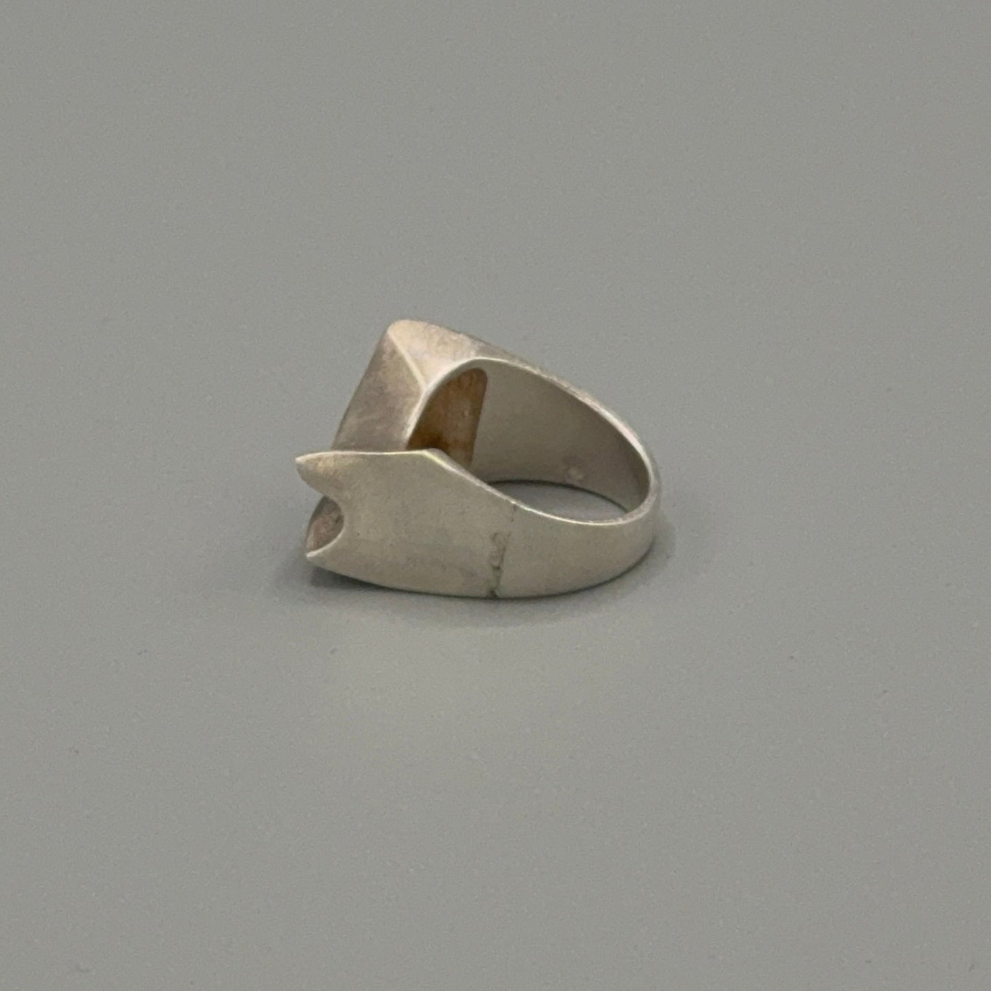 Estate Sterling Silver Lapponia Rectangular Ring