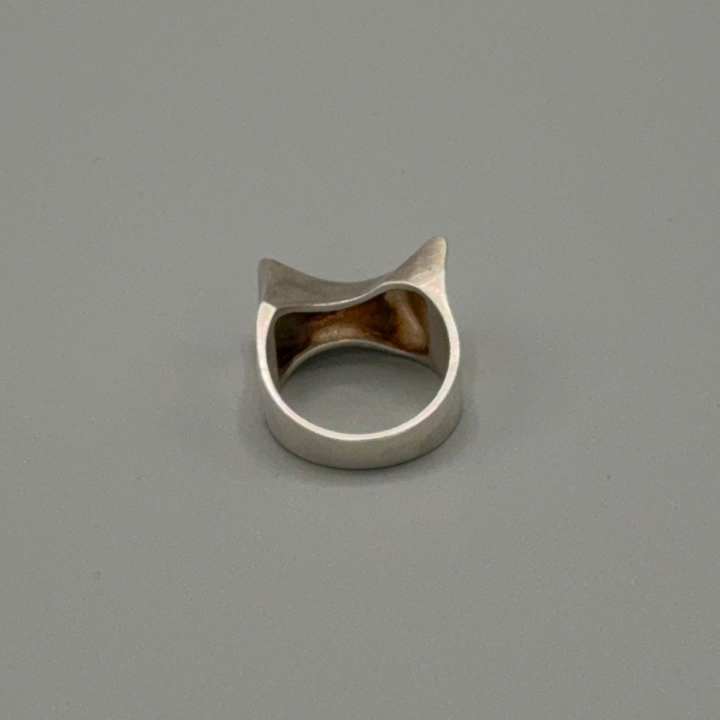 Estate Sterling Silver Lapponia Rectangular Ring