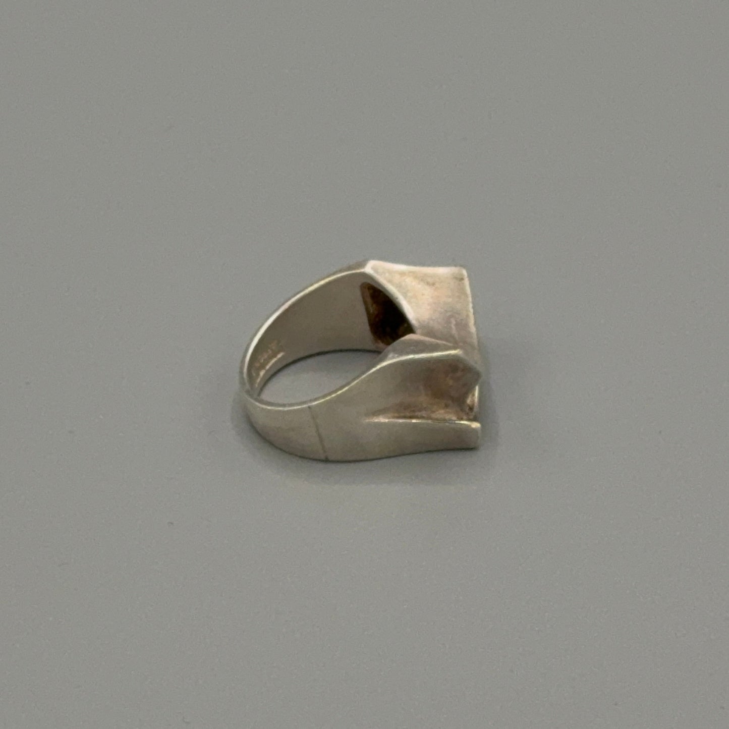 Estate Sterling Silver Lapponia Rectangular Ring