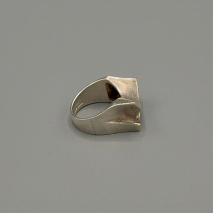 Estate Sterling Silver Lapponia Rectangular Ring