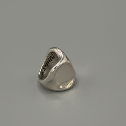 Estate Sterling Silver Minas Vertebrae Ring