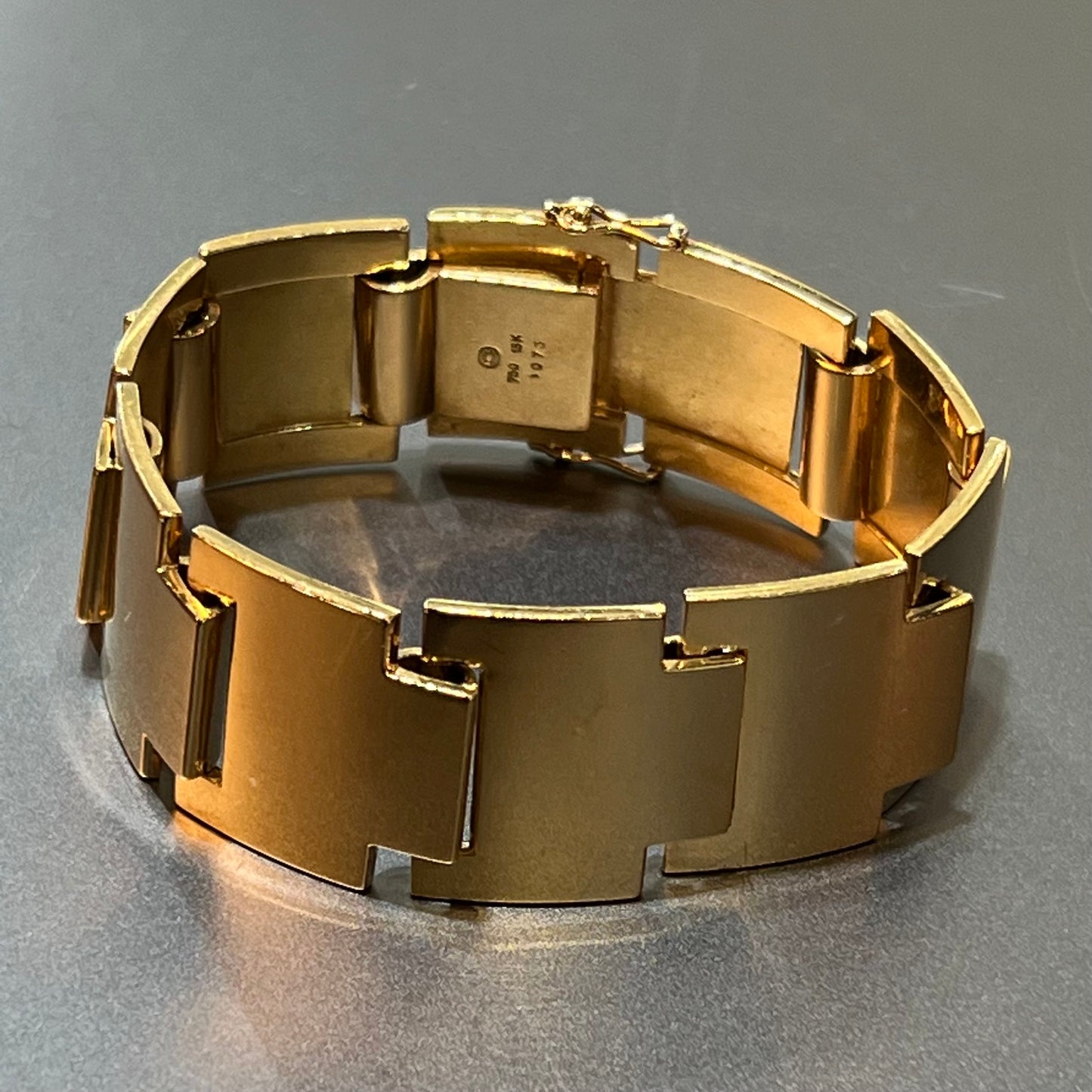 Georg Jensen 18K Gold Bracelet No. 1073 by Sigvard Bernadotte