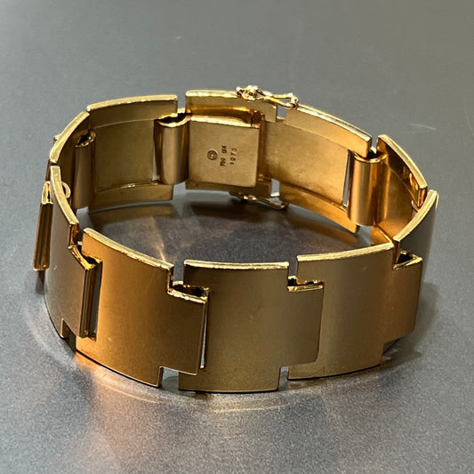 Georg Jensen 18K Gold Bracelet No. 1073 by Sigvard Bernadotte