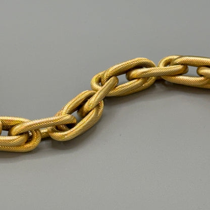 Estate 18KT Gold Tiffany & Co. Textured Twisted Bracelet