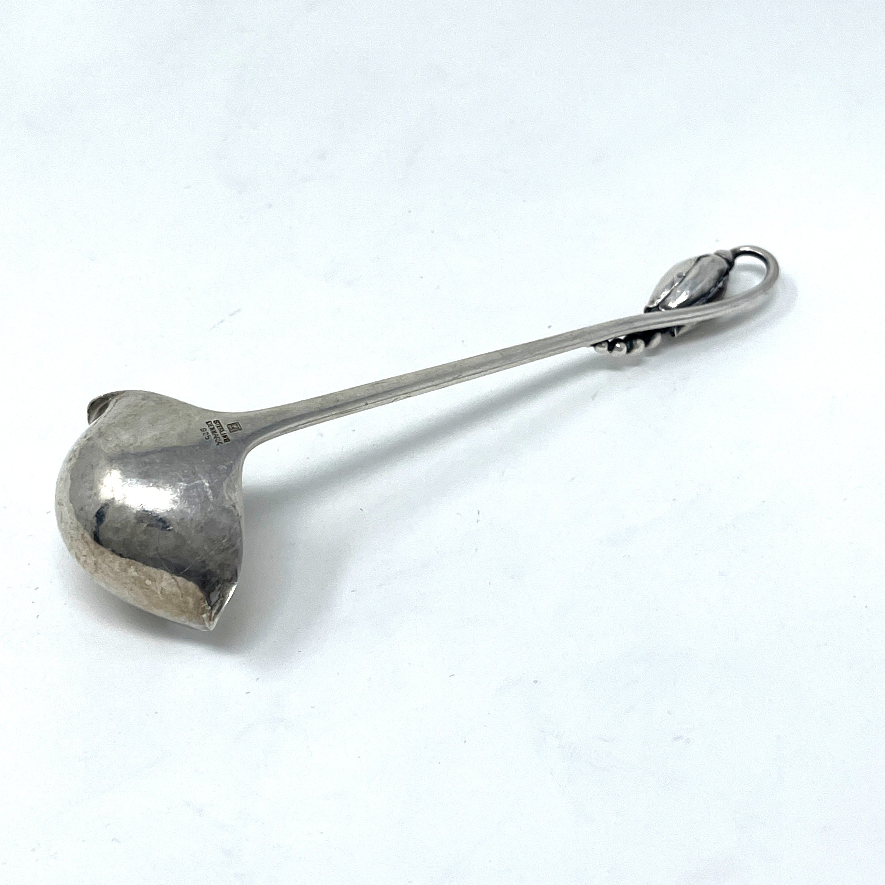 Estate Georg Jensen Sterling Silver Small Cream Ladle 