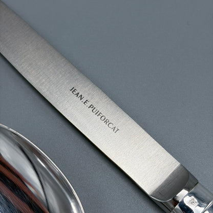 Sterling Silver Plated "Normandie" by Jean E. Puiforcat Service of 6