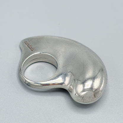 Estate Sterling Silver Statement Ring by Montserrat Guardiola