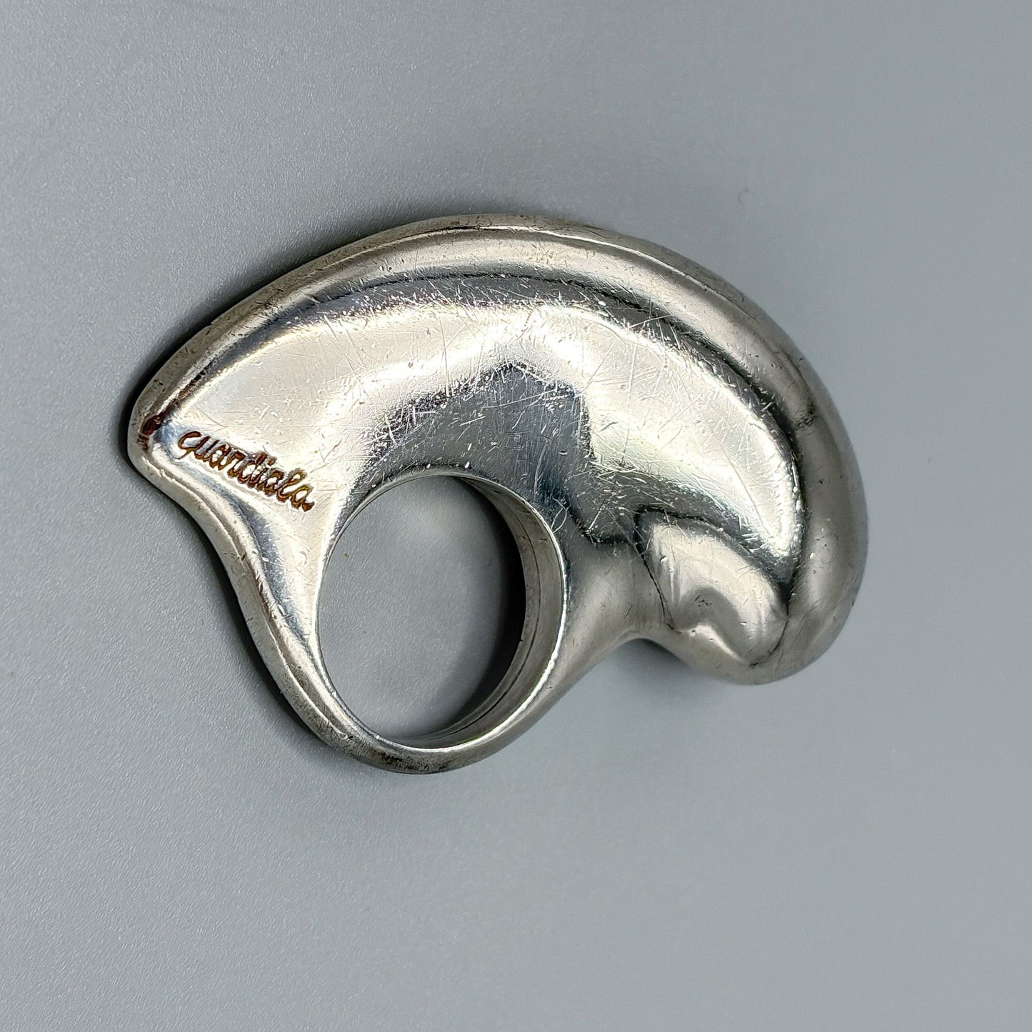 Estate Sterling Silver Statement Ring by Montserrat Guardiola