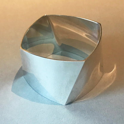 Tiffany Sterling Silver Bangle "Torque" Design by Frank Gehry