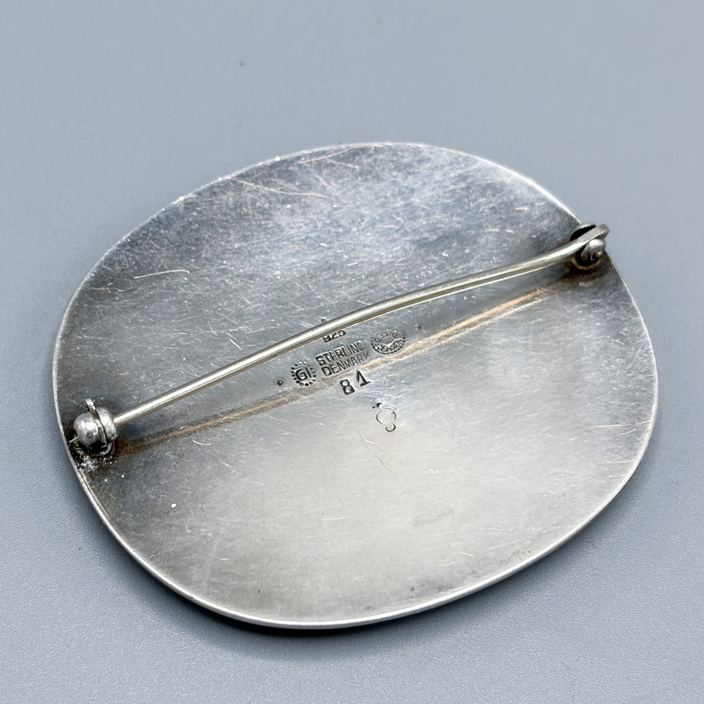 Estate Georg Jensen "Winged" Deer Brooch no. 81 by Kristian Møhl-Hansen