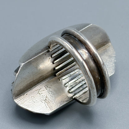 Estate Sterling Silver Statement Ring by Heidi Nahser Fink