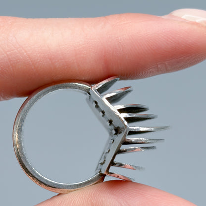 Estate Sterling Silver Statement Ring by Heidi Nahser Fink