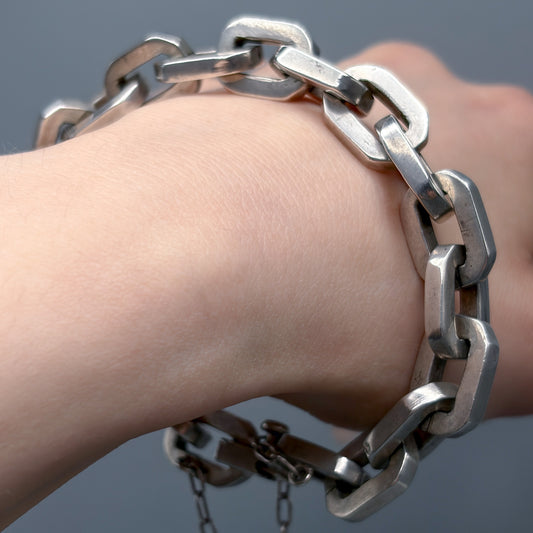 Estate Sterling Silver Bracelet by Los Castillos