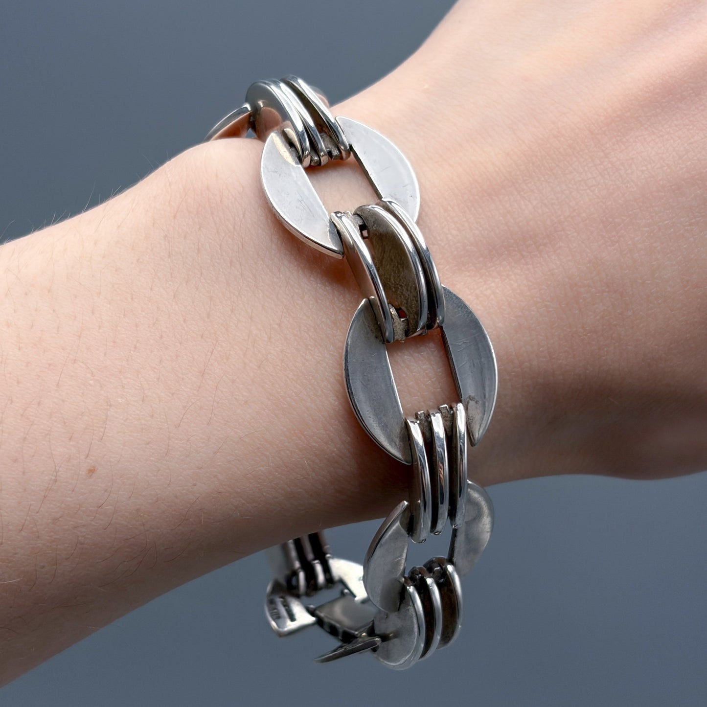 Estate Sterling Silver Bracelet by Parisina