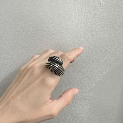 Estate Sterling Silver Snail Shell Ring