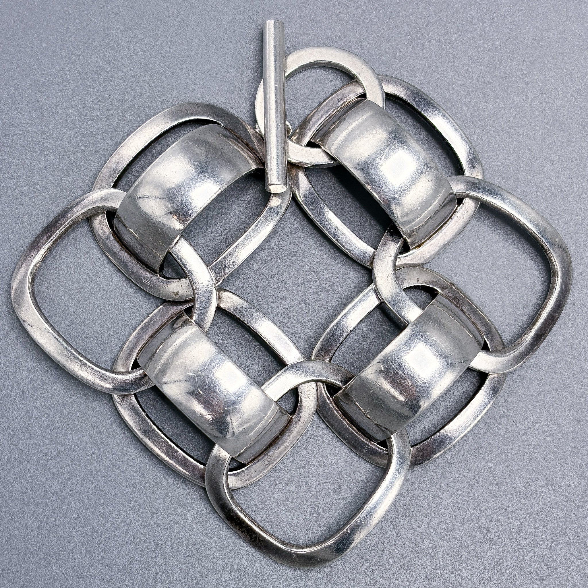 Georg Jensen Sterling Silver Modernist Bracelet by Ibe Dahlquist