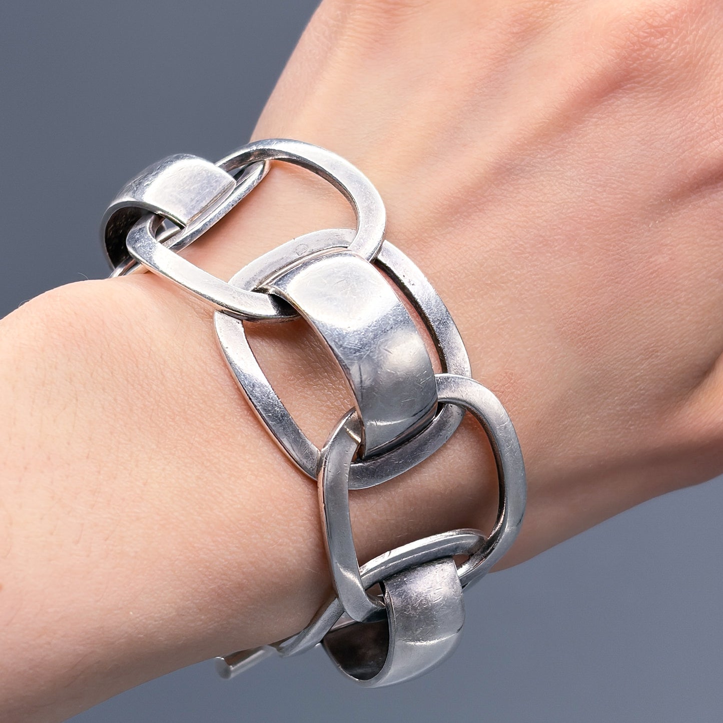 Georg Jensen Sterling Silver Modernist Bracelet by Ibe Dahlquist No. 192