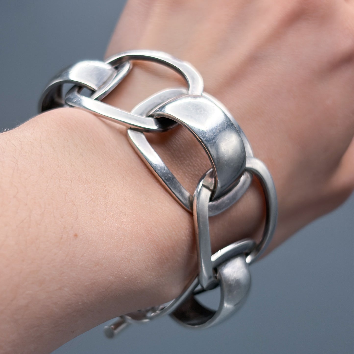Georg Jensen Sterling Silver Modernist Bracelet by Ibe Dahlquist No. 192