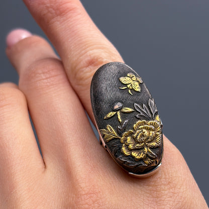 Shakudo Sterling Ring