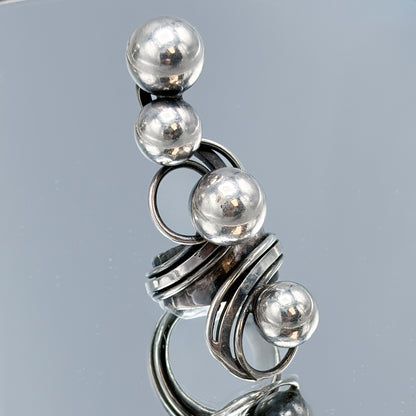 Estate Sterling Silver Bubbly Ring by Rachel Gera