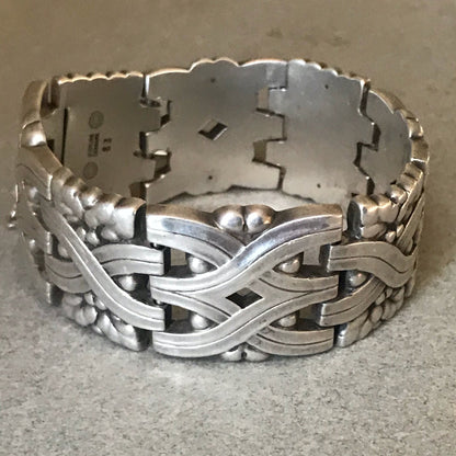 Georg Jensen Sterling Silver Bracelet No. 83 By Harald Nielsen