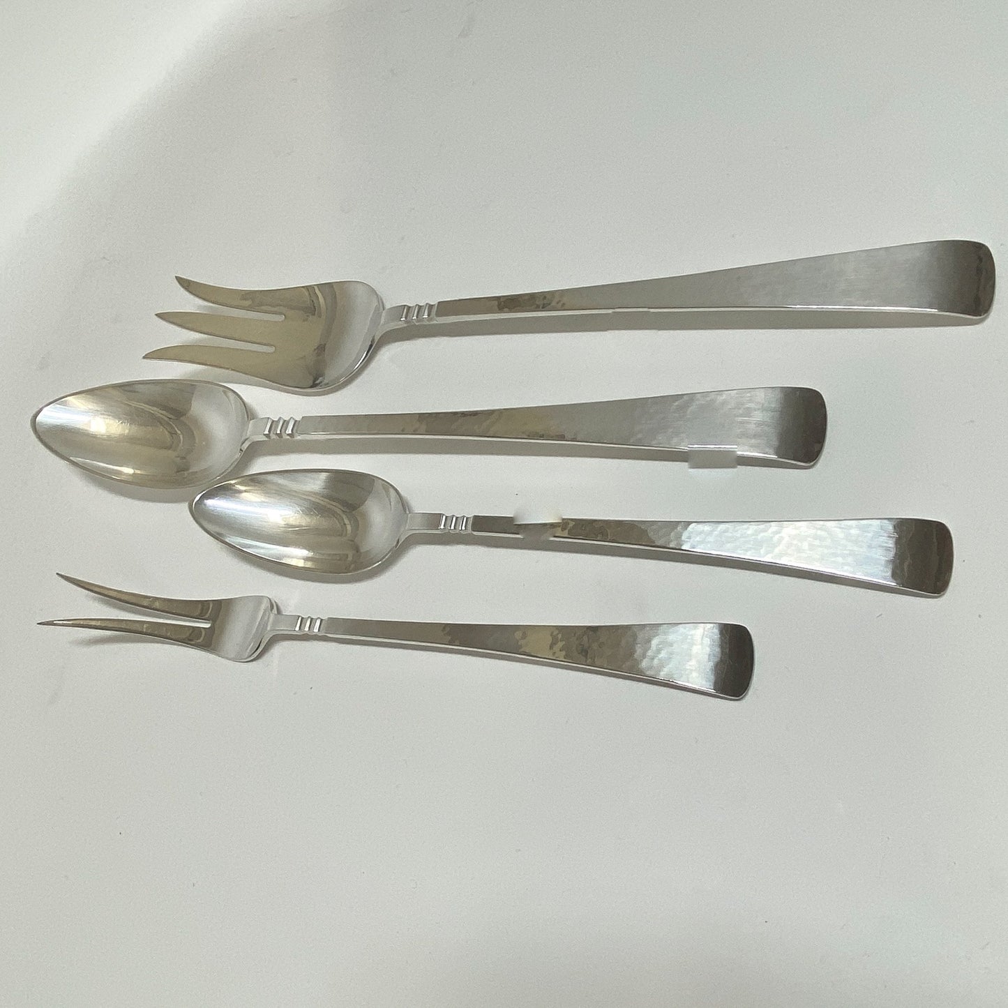 Estate Porter Blanchard Sterling Silver Flatware in the "Capri" Pattern Service for 12 (141 Pieces)