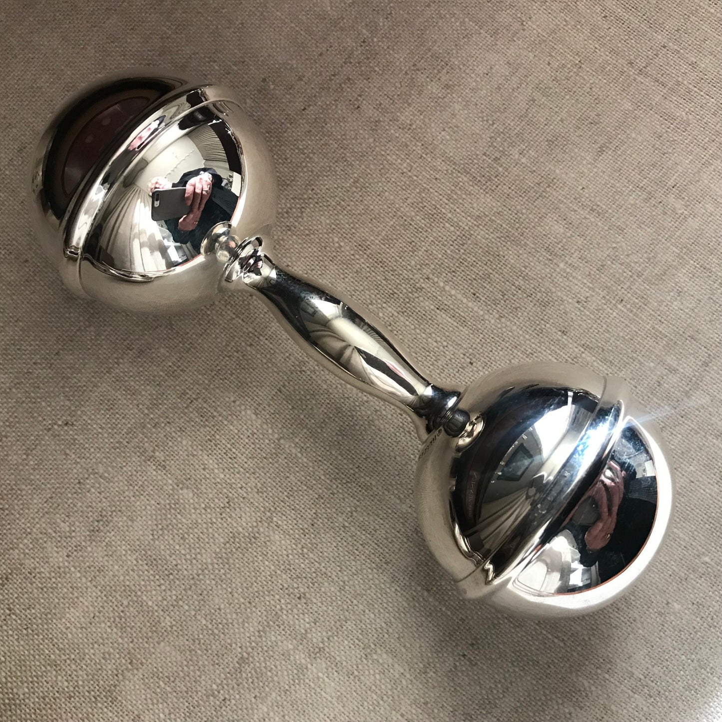 Reed & Barton Sterling Silver Baby Rattle