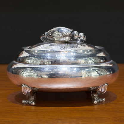 Estate Georg Jensen Sterling Silver Blossom Bonboniere no 2H